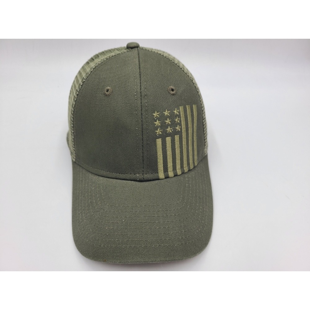 American Flag Academy Sports Outdoors Mesh Trucker Snapback (Seems L-XL) Hat Cap